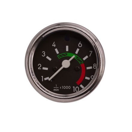 Fordulatszámmérő óra, króm kerettel, távolsági fényszóró visszajelzővel, 10000 RPM, Simson S51, S53