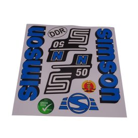 Matrica Klt. N50 Kék, Simson S50