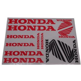 Matrica klt. honda piros