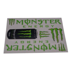 Matrica klt. monster zöld