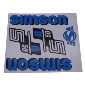 Matrica Klt. S50B Kék, Simson S50