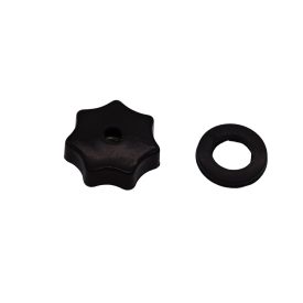   Díszanya (csillaganya) burklathoz, fekete, tömítéssel, Simson SR50, KR51