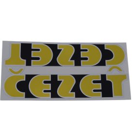 Matrica benzintankra pár "cezet"