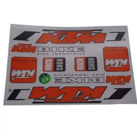 Matrica klt. ktm narancs/kicsi/