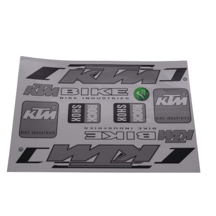 Matrica klt. ktm ezüst /kicsi/
