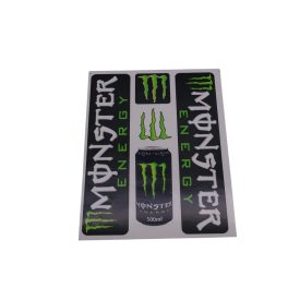 Matrica klt. monster fekete-fehér