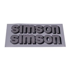 Matrica benzintankra /ezüst/ pár