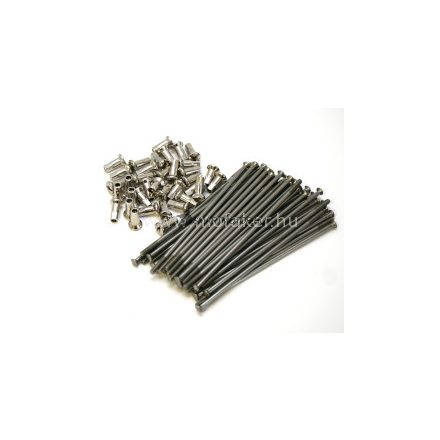 Küllő+anya rozsdamentes 4x121 mm ETZ (36 db/szett) (egyenes)