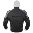 Motoros kabát, Randy, szellőzős, fekete/szürke