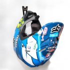 Bukósisak tartó, falraakasztó