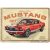 Fém képeslap, 14X10cm FORD MUSTANG GT 10326
