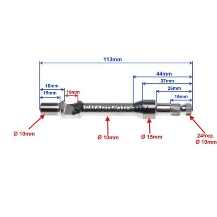 kuplung rúd kiemelő Suzuki GN 125