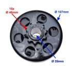 Kuplung szett, LIFAN GO-KART 160/200 (420-as lánchoz)