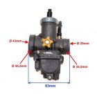 karburátor, komplett, N.A.125/150 TUNING