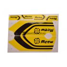 Embléma matrica szett, Cross / Dirt motorra (sárga)