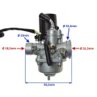 Karburátor komplett KEEWAY HURRICANE 50 2T 15mm