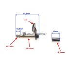 berugó fogaskerék félkörív Keeway Focus 2T 80mm