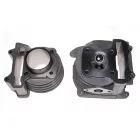 GY6 80cc komplett hengerszett hengerfejjel, 47 mm, 4T