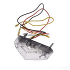 Hátsó lámpa, LED, fehér búra, univerzális