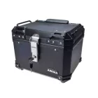 hátsó doboz, fekete, motor robogó, 43.5x38x34 cm 45L