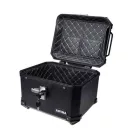 hátsó doboz, fekete, motor robogó, 43.5x38x34 cm 45L