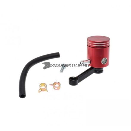 Fékfolyadék tartály komplett, fém (piros)