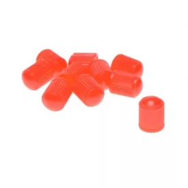 Szelepsapka 10 db, műanyag, piros