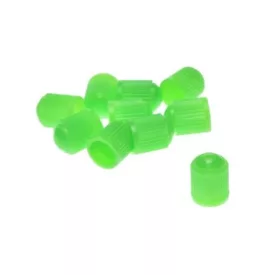 Szelepsapka 10 db, műanyag, zöld