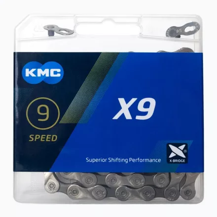 Kerékpár bicikli lánc KMC x9 1/2 x 3/32 114 szemes