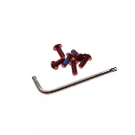 Torx csavar és csavarkulcs (piros)