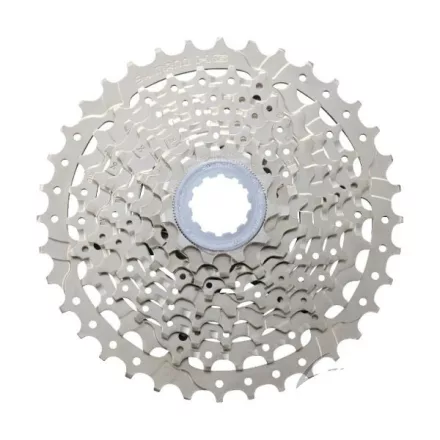 Fogaskoszorú, 9 sebességes (Shimano CS-HG-400) ezüst