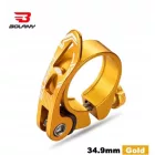 Nyereg cső bilincs, gyors záras 34,9mm piros (bicikli kerékpár)