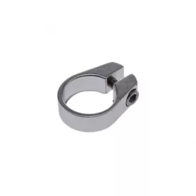   Nyereg cső bilincs, imbusz csavaros 34,9mm ezüst (bicikli kerékpár)