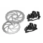 Mechanikus tárcsafék szett, első kerékhez (160mm)