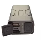 Első lámpa, LED dupla lencse, USB C töltés, Powerbank, kerékpár bicikli