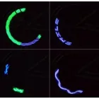 LED lámpa, bicikli kerékpár kerékre