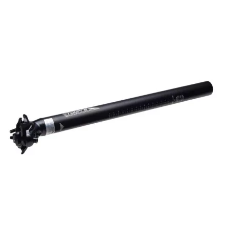 Nyereg cső, fekete 27.2 mm