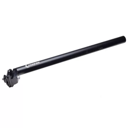 Nyereg cső, fekete 27.2 mm - 450 hosszú - kerékpár bicikli