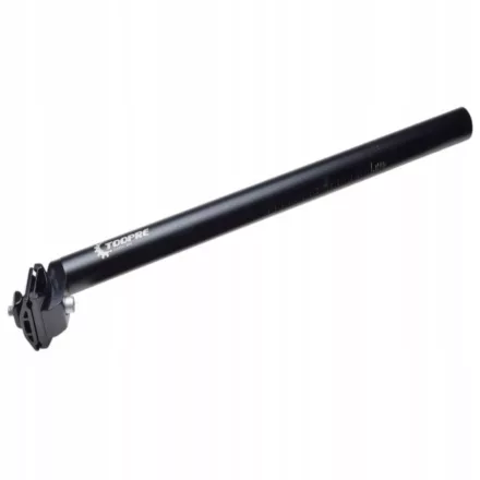 Nyereg cső, fekete 28.6 mm - 450 hosszú