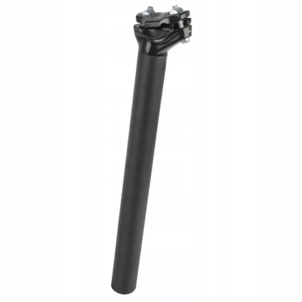 Nyereg cső, fekete 31,6 mm