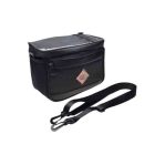 kormánytáska, kormányra szerelhető, fekete