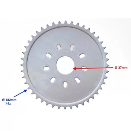Lánckerék, hátsó T:44 külső kerékpár motor