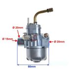 Karburátor komplett Hercules, KTM, Puch, Sachs INLET 12 mm