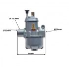 Karburátor komplett, Hercules, KTM, Puch, Sachs INLET 15 mm