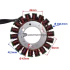 Generátor állórész 18 TEKERCS YAMAHA TMAX 500 08-11