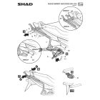 konzol oldal dobozhoz 3P SHAD Suzuki SUZUKI BANDIT GSF GSX 650 1200 1250 15-17