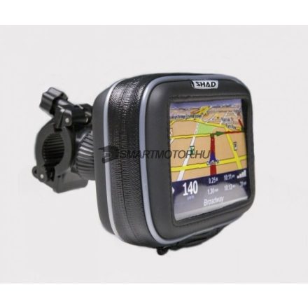 Okostelefon GPS tartó 4.3 Zoll SHAD kormányrúd befogatással