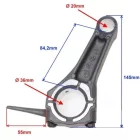 Hajtókar Honda GX390 gokartmotorhoz