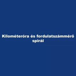 Kilométeróra és fordulatszámmérő spirál