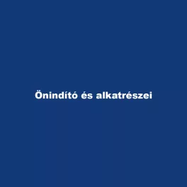 Önindító és alkatrészei